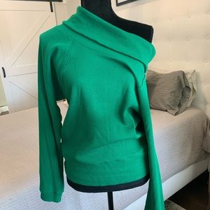 Green Anthropologie sweater